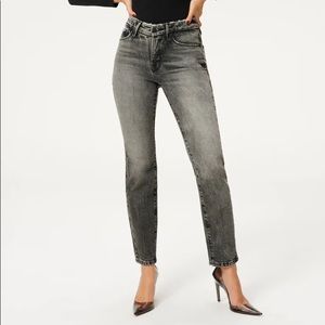 Good American Good Classic Low Waist Fray 4 / 27 NWT
